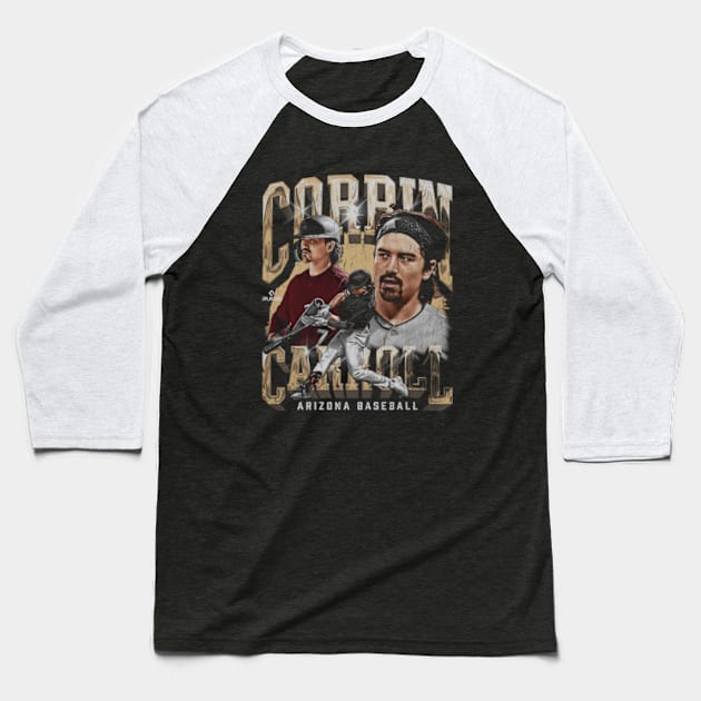 Corbin Carroll Arizona Vintage Baseball T-Shirt by Jesse Gorrell